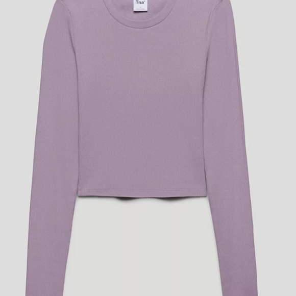 Tna Ribbed Cropped Longsleeve - Picture 4 of 6